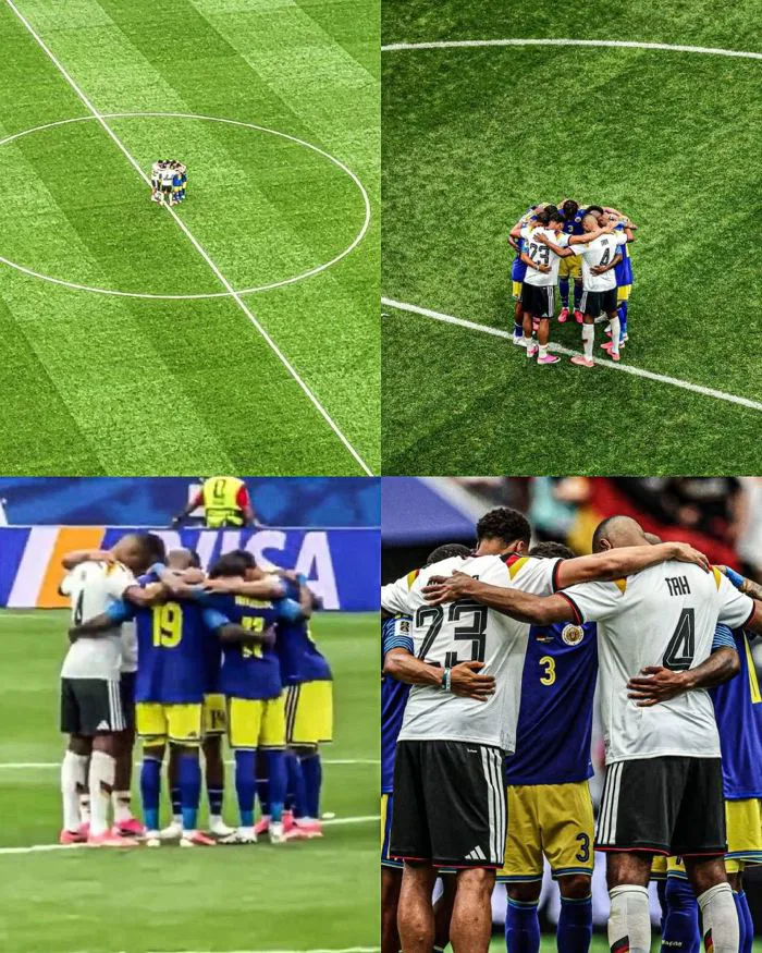 Thắng 7-1 vẫn ôm đối thủ cùng cầu nguyện: Khoảnh khắc đẹp World Cup 2026 |  baotintuc.vn