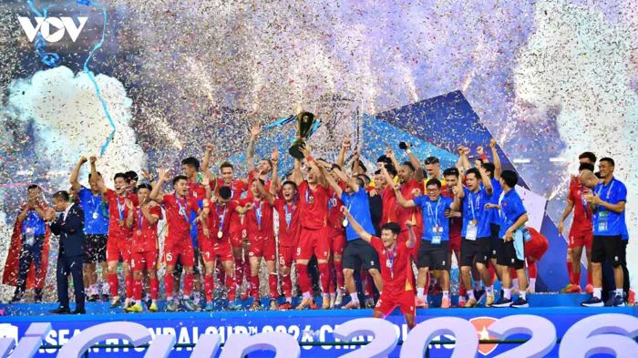 ĐT Việt Nam nhận thưởng lớn sau chức vô địch ASEAN Cup 2026