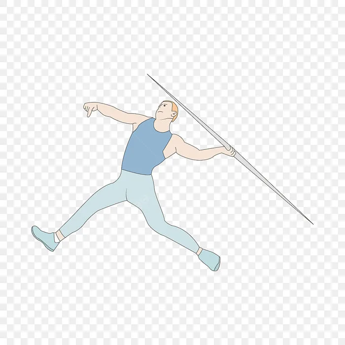 Hình ảnh Minh Họa Trình Diễn Ném Lao Của Một Người đàn ông Mạnh Mẽ PNG , Ném,  Thể Thao, Vận động Viên PNG và Vector với nền trong suốt để tải