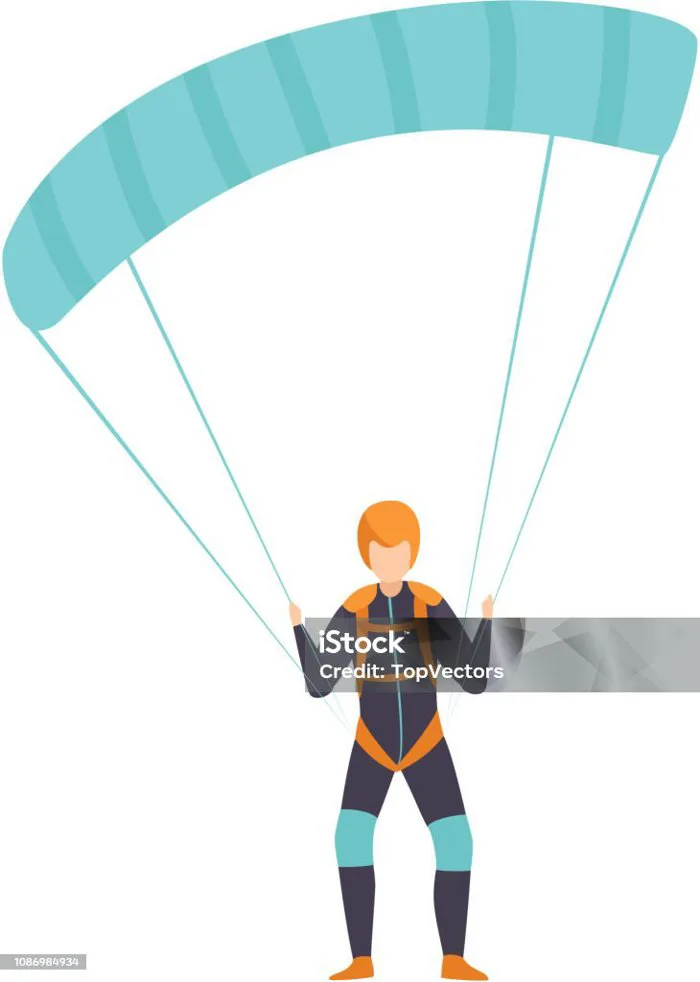 Người Nhảy Dù Bay Với Dù Nhảy Dù Nhảy Dù Nhảy Dù Vector Thể Thao Cực Đoan  Minh Họa Trên Nền Trắng Hình minh họa Sẵn có - Tải xuống Hình ảnh