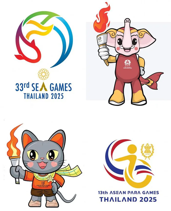 Thái Lan công bố logo, linh vật SEA Games 33