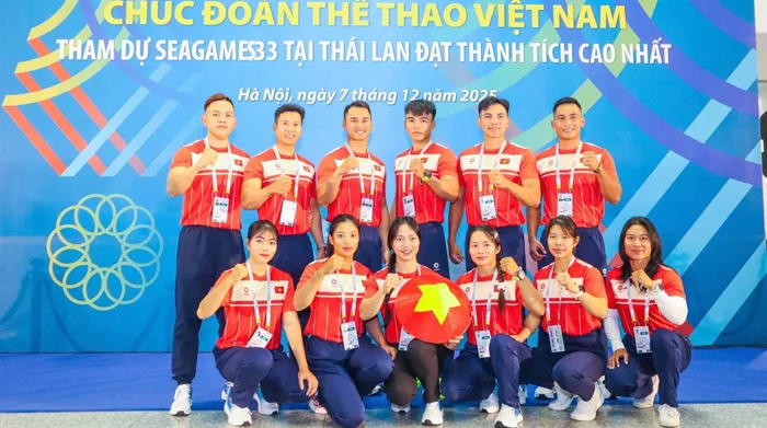 Đoàn Thể thao Việt Nam lên đường dự SEA Games 33 > Cục Thể dục thể thao  Việt Nam” title=”Đoàn Thể thao Việt Nam lên đường dự SEA Games 33 > Cục Thể dục thể thao  Việt Nam” style=”margin: 0 auto; display: block; max-width: 100%; height: auto;”/><figcaption style=