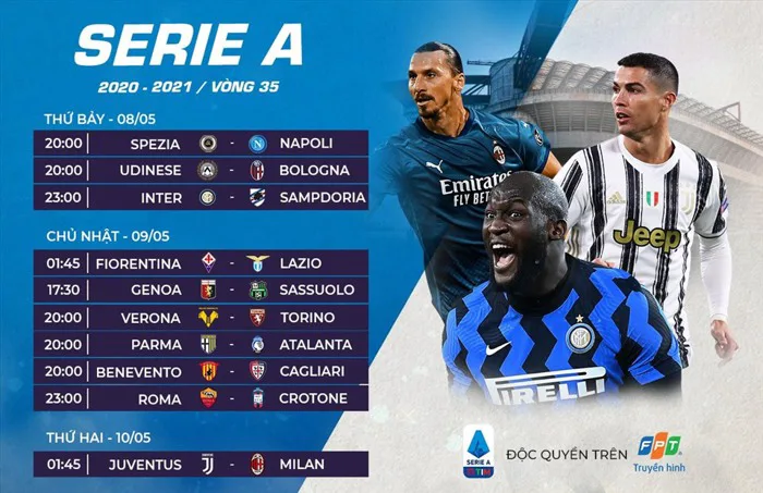 Serie A 2020-21 vẫn 