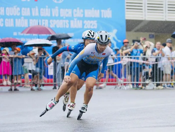 Xem vận động viên roller sport trình diễn tại giải quốc gia để tranh suất  dự SEA Games 33