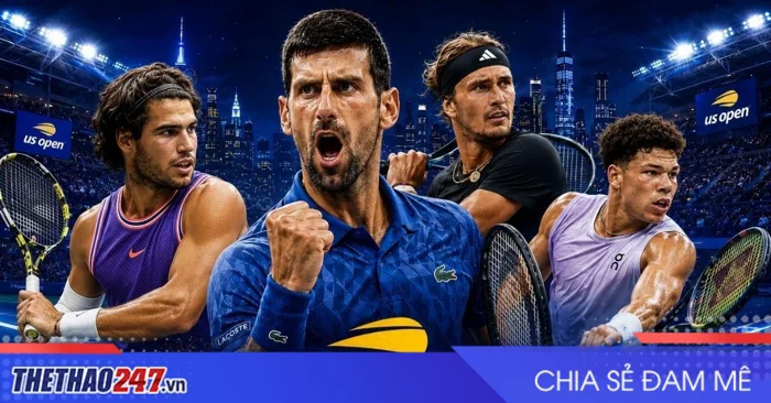 Lịch thi đấu và kết quả tennis đơn nam US Open 2026 mới nhất hôm nay