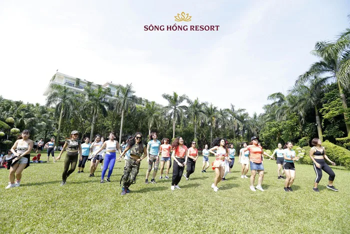 D9 FITNESS VUI CHƠI HẾT MÌNH TẠI SÔNG HỒNG RESORT
