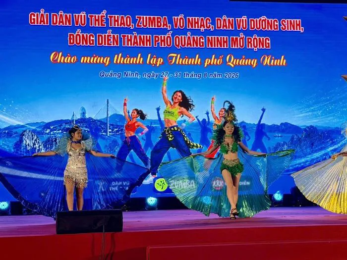 Quảng Ninh: Khai mạc Giải dân vũ thể thao, zumba, võ nhạc, dân vũ