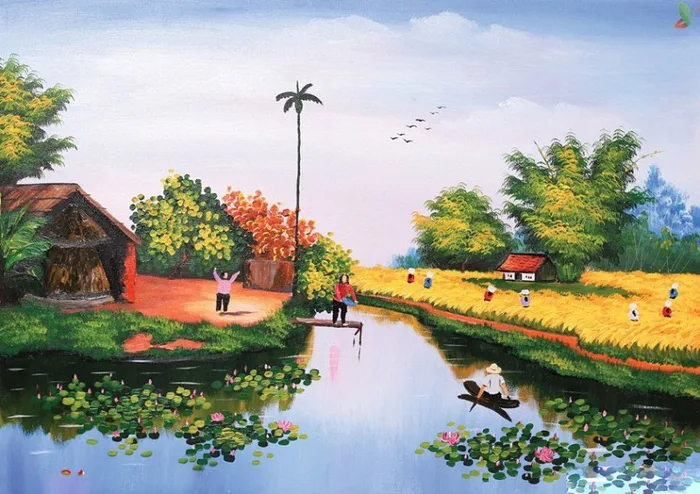 Những mẫu tranh phong cảnh thiên nhiên phù hợp với không gian nhà bạn