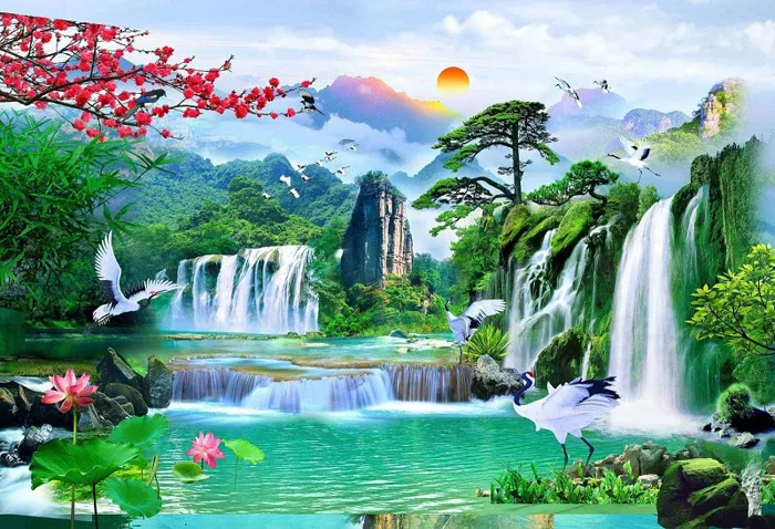 Những mẫu tranh phong cảnh thiên nhiên phù hợp với không gian nhà bạn