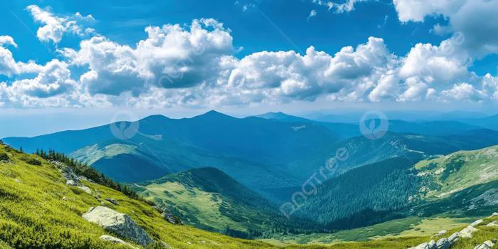 Phong Cảnh Núi Non Tuyệt đẹp Với Bầu Trời Xanh Và Những đám Mây Trên Dãy  Núi Carpathian Nhìn Toàn Cảnh Góc Rộng Ảnh Và Hình ảnh Để Tải Về Miễn Phí -