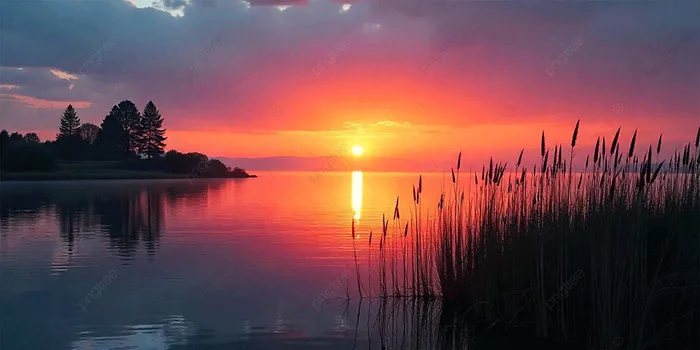 Hình nền Nền Hình Nền Mùa Hè Ngắm Cảnh Hoàng Hôn Trên Cỏ Và Sông, Hình Nền  Mùa Hè Thiên Nhiên Hoàng Hôn, Cảnh đẹp Của Hồ, Hình Nền Hoàng Hôn Background