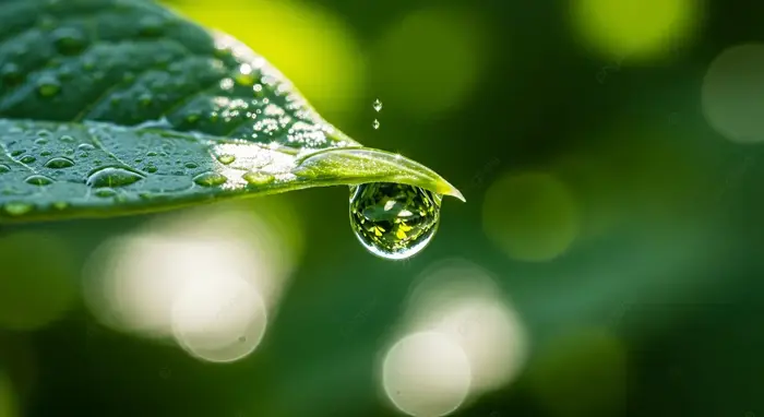 Hình nền Mép Lá Giọt Nước Macro Nền Thiên Nhiên Tươi Mát Cây Xanh, Lá Cây,  Giọt Nước, Vĩ Mô Background Vector để tải xuống miễn phí - Pngtree