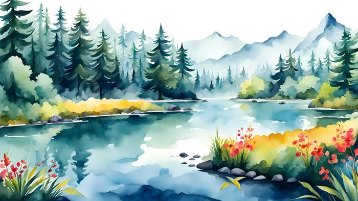 Hình nền Nền Hình Nền Thiên Nhiên Màu Nước, Màu Nước, Thiên Nhiên, Lai Lịch  Background Vector để tải xuống miễn phí - Pngtree