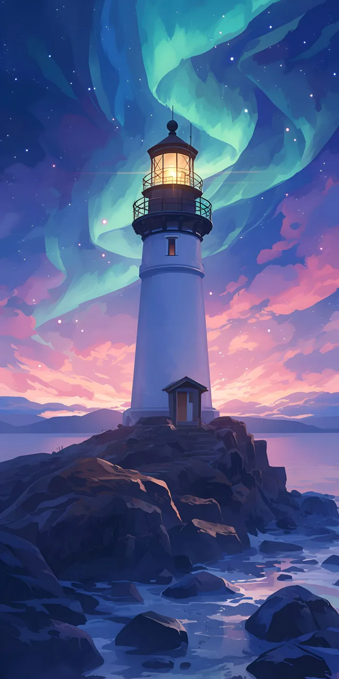 Hình nền Ngọn Hải Đăng Tuyệt Đẹp - Độ Phân Giải Cao 4K | 2100x4200 |  Wallpaper Alchemy