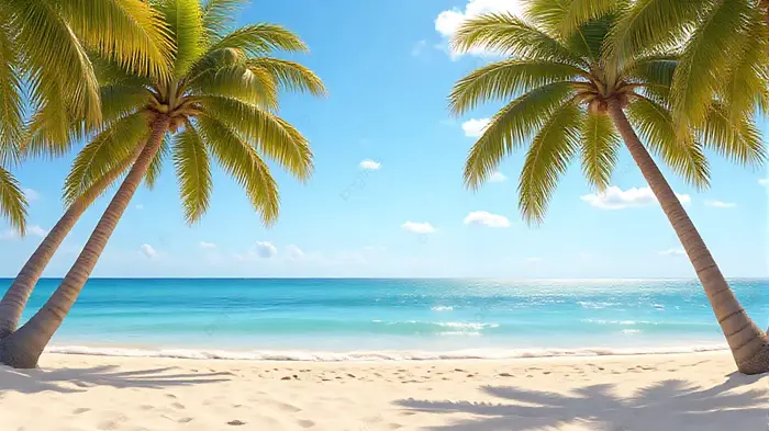 Hình nền Nền Cây Dừa Bãi Biển Nhiệt đới, đường Chân Trời, Quần đảo, Thiên  Nhiên Background Vector để tải xuống miễn phí - Pngtree
