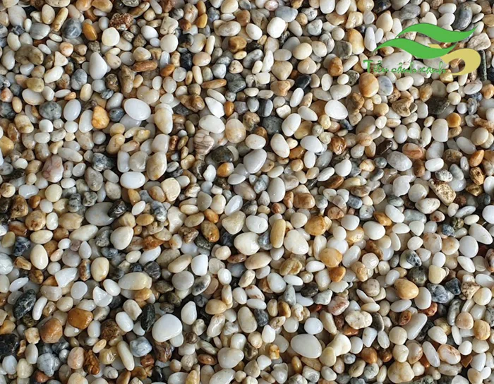 Đá sỏi tự nhiên thập cẩm các kích thước - Đá sỏi tự nhiên Hải Phòng