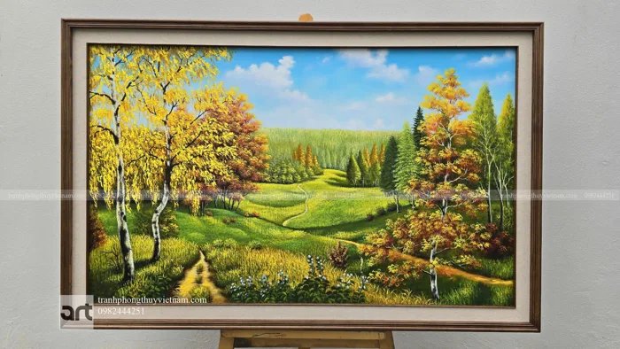 Tranh vẽ phong cảnh thiên nhiên - Tranh Phong Thủy