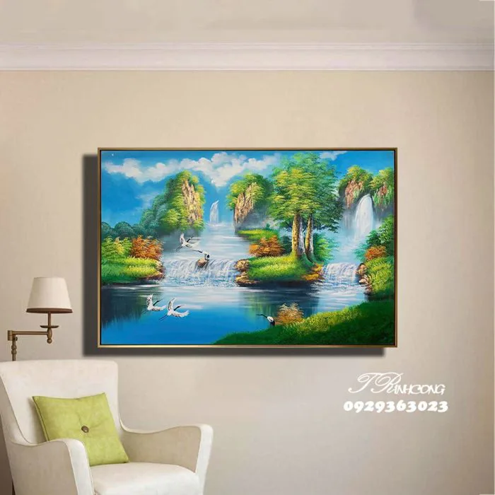 Tranh sơn dầu Phong cảnh Thiên Nhiên - Trình Công Decor