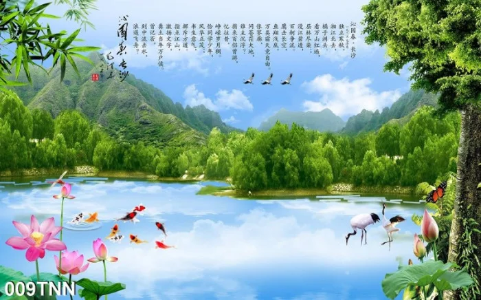 Tranh phong cảnh sơn thủy hữu tình