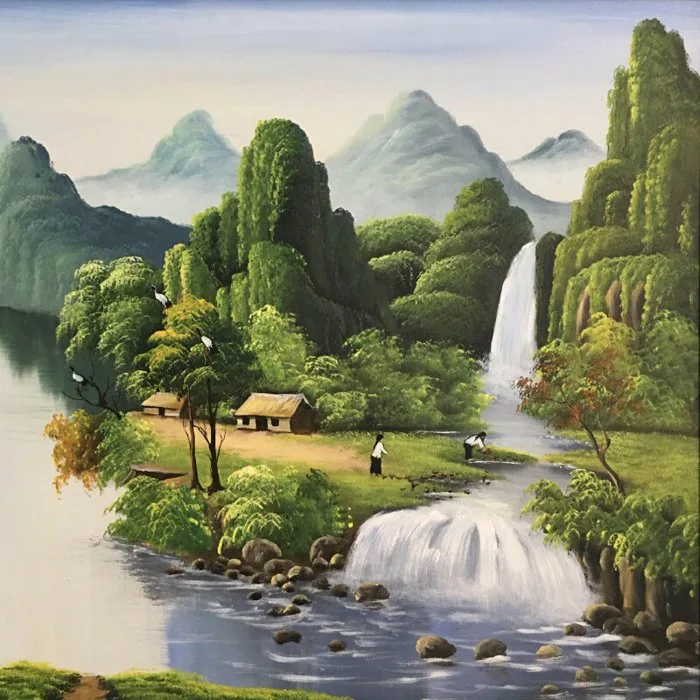 101 mẫu tranh phong cảnh sơn thủy hữu tình đẹp nhất, chất lượng cao, tải  miễn phí