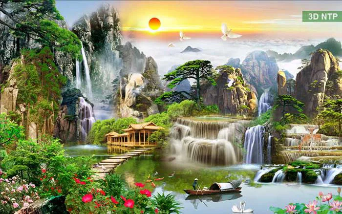 Top 300+ tranh sơn thủy hữu tình đẹp, lay động mọi giác quan