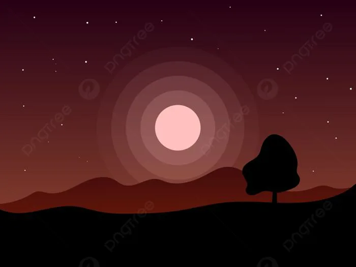 Hình nền Nền Thiên Nhiên Ban đêm Với Mặt Trăng Và Các Vì Sao, Chân Trời,  Mặt Trăng, Ngôi Sao Background Vector để tải xuống miễn phí - Pngtree