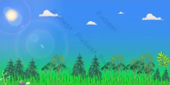 Tải miễn phí Cảnh Quan Thiên Nhiên Nền Hoạt Hình Vector AI Nền | AI chuyên  nghiệp - Pikbest