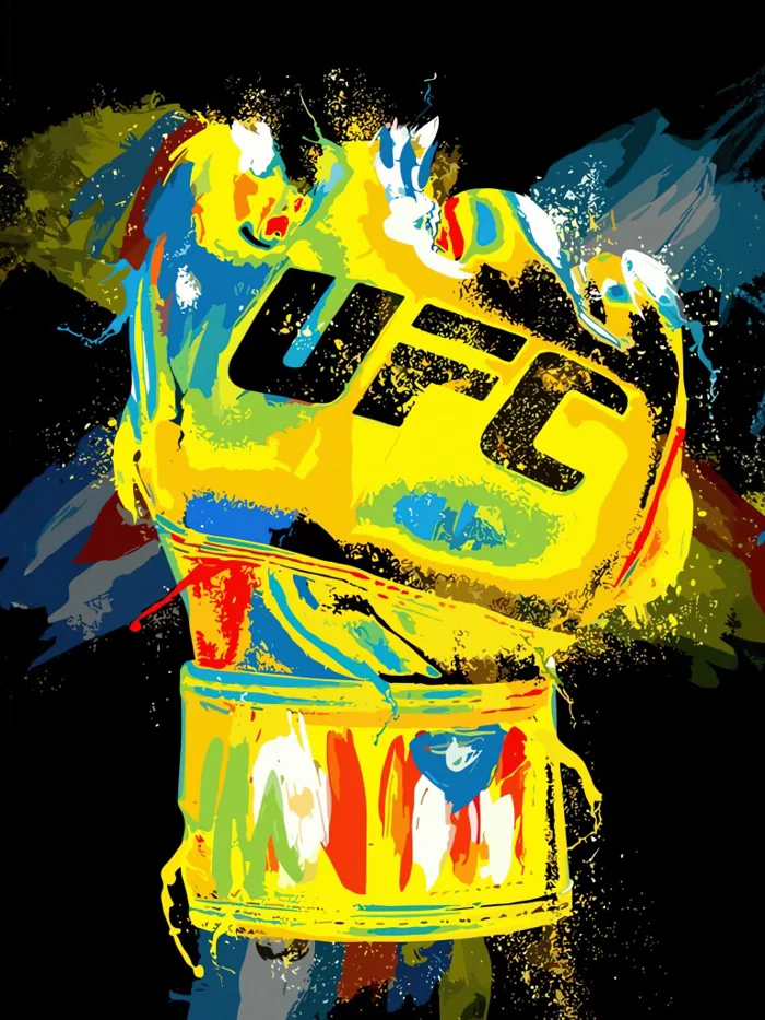 Ultimate Fighting Championship (UFC) Wallpaper 4K, 5K, Logo, Illustration