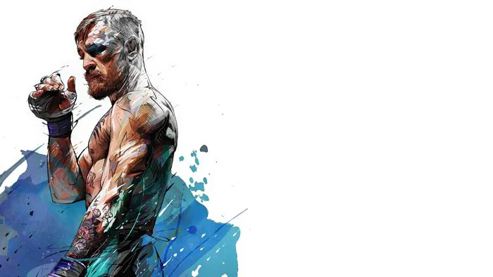 UFC Icon: Painted MMA Champion — HD Wallpaper | 1920x1080 | Wallpaper Abyss