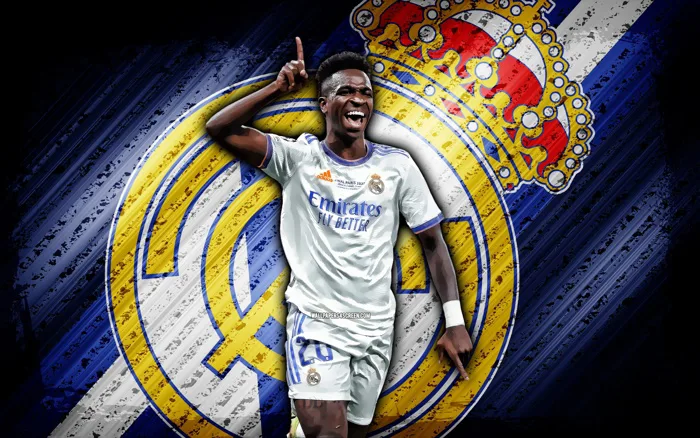 Wallpaper football, Vini Jr, Vinicius, Real Madrid, Come, Vinicius Junior, soccer for mobile and desktop, section спорт, resolution 3840x2400 - download