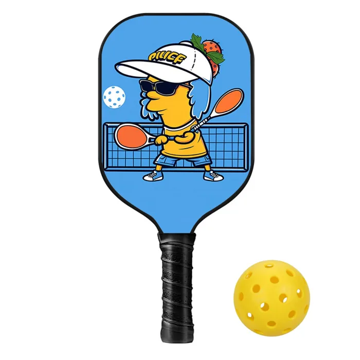 Pickleball vợt chơi bóng hoạt hình cute siêu nhẹ bền, tặng 1 pickle ball  bóng, tăng khả năng tương tác, tập trung