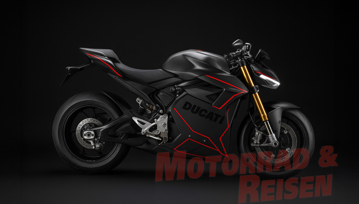 Xe máy điện Ducati hé lộ hình ảnh đầu tiên