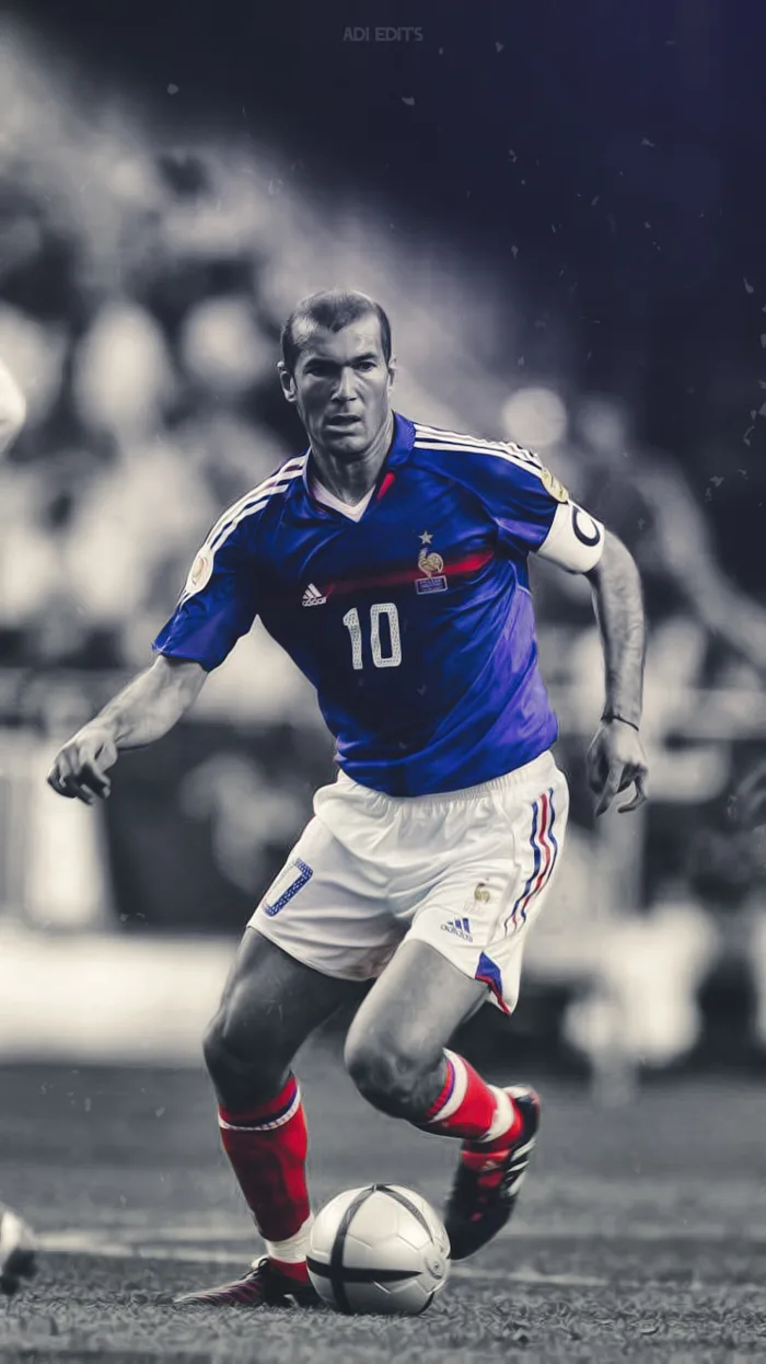 Zinedine Zidane France Lockscreen Wallpaper by adi-149 on DeviantArt