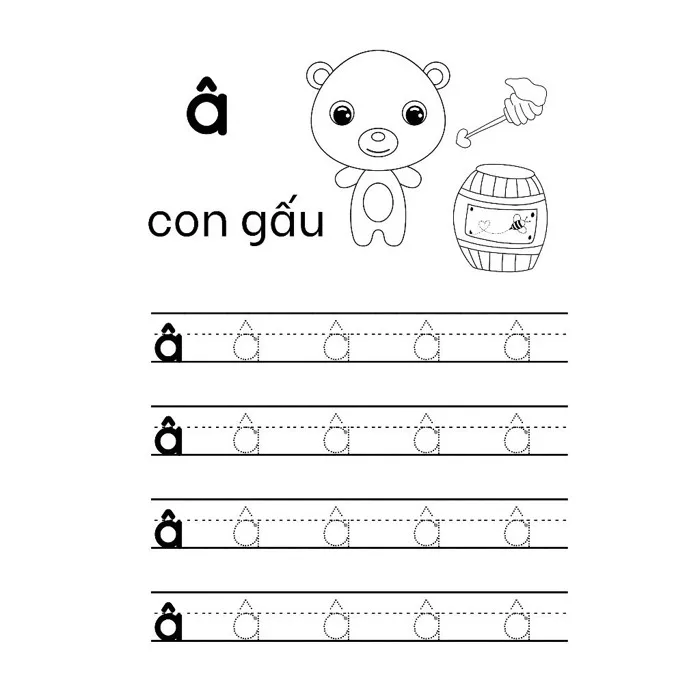 Bô 29 Tranh Tô Màu Bảng Chữ Cái In Thường Tiếng Việt - Giúp Bé Tập Vẽ Theo  Nét Đứt Làm Quen Với Chữ Cái TV20 | Shopee Việt Nam