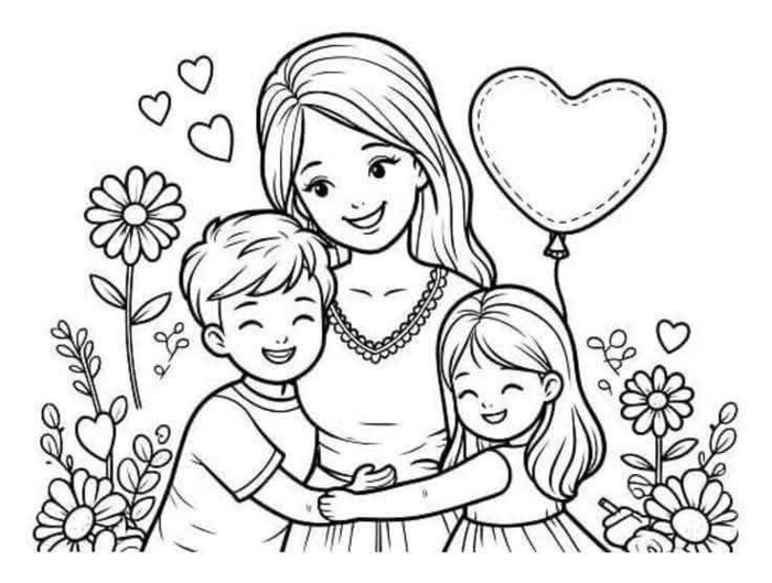 Tranh tô màu tặng mẹ ngày 8/3 (6)