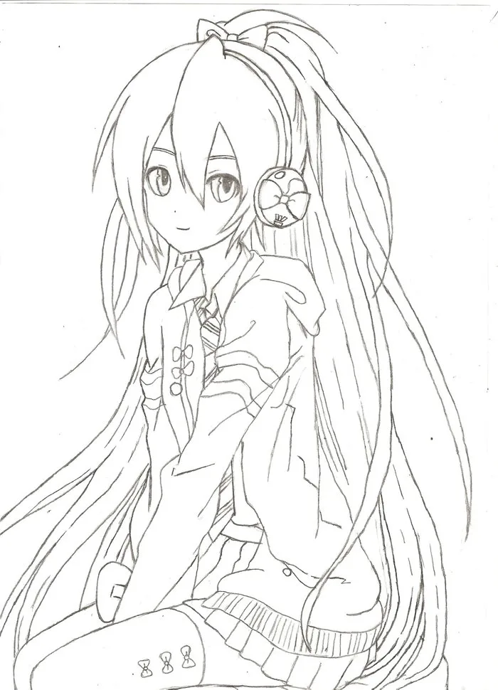 Tranh tô màu Anime