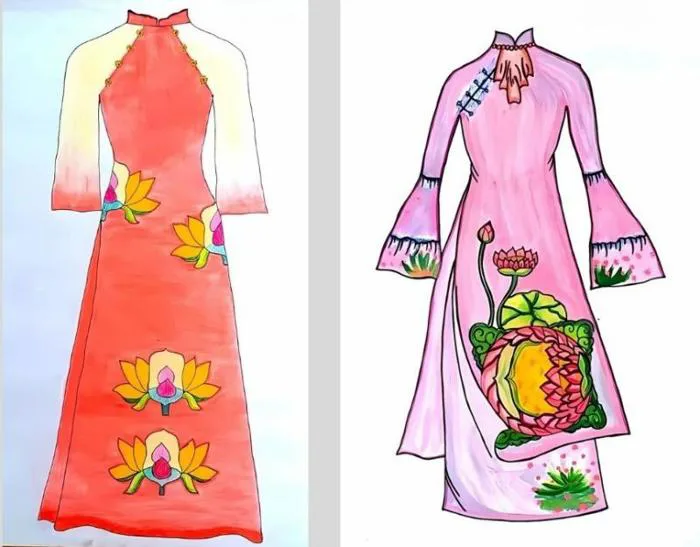 Vẽ áo dài – Hướng dẫn chi tiết, cảm hứng và ý tưởng đẹp