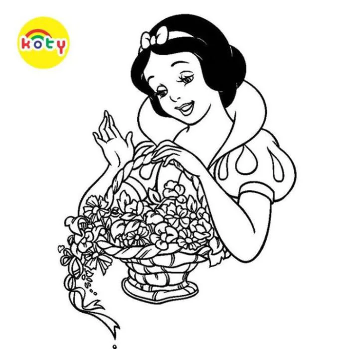Bộ 50 Tranh Tô Màu công chúa bạch tuyết nuôi dưỡng sự sáng tạo cho bé Đồ  Chơi Giấy A4 A5 - Lazada | Lazada Việt Nam