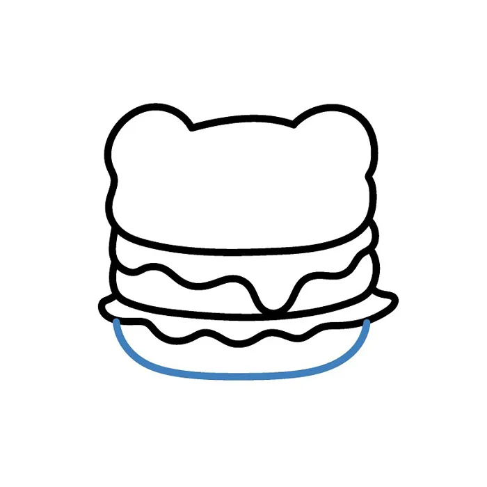 Cách vẽ Hamburger - Dạy Vẽ