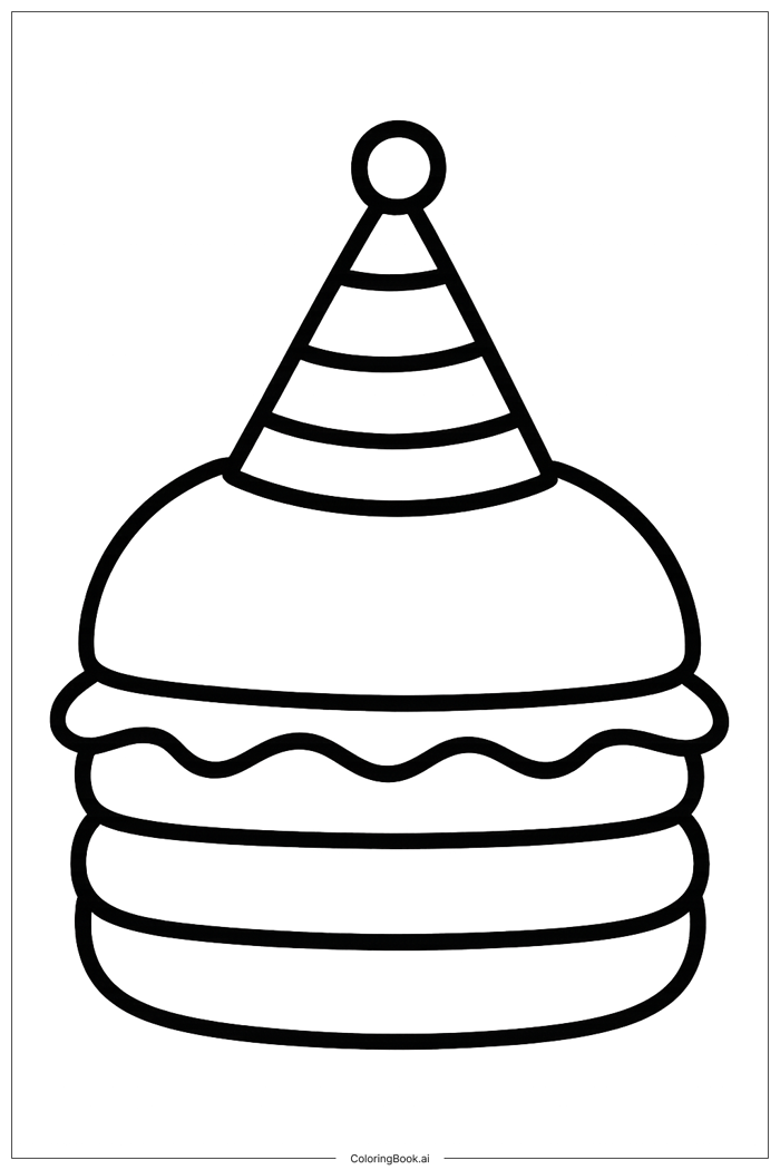 47 trang tô màu Hamburger (PDF và PNG miễn phí)