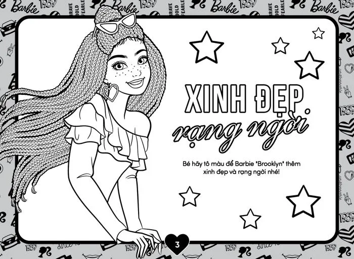 Barbie Tô Màu Khổ Lớn : Phong Cách Barbie Tô Màu Khổ Lớn : Phong Cách