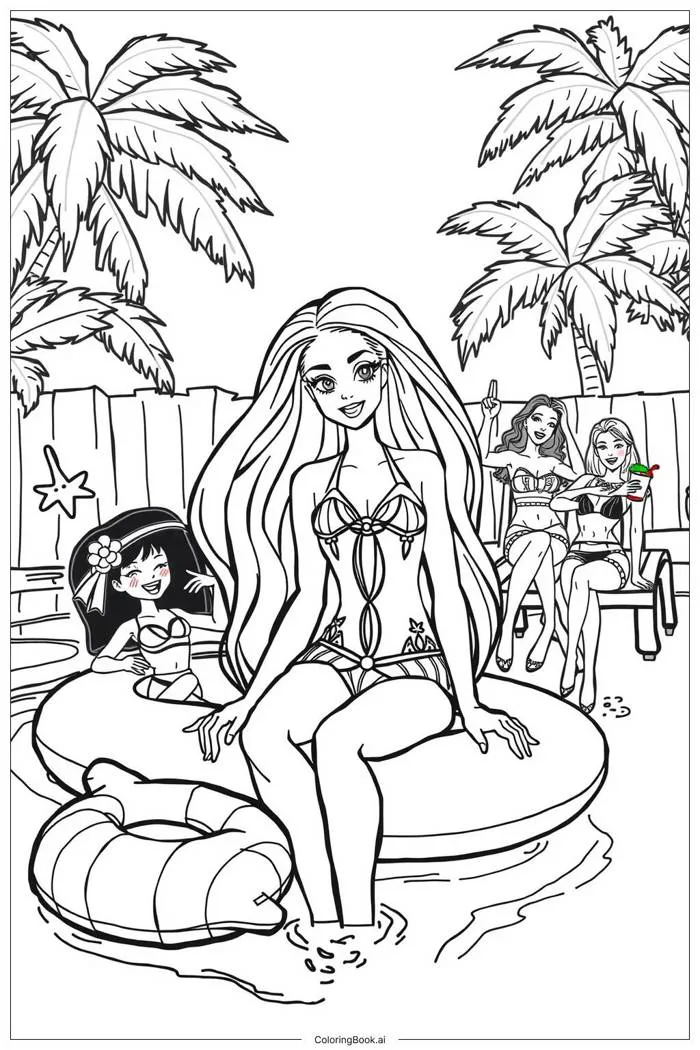 59 trang tô màu barbie (PDF và PNG miễn phí) 59 trang tô màu barbie (PDF và PNG miễn phí)