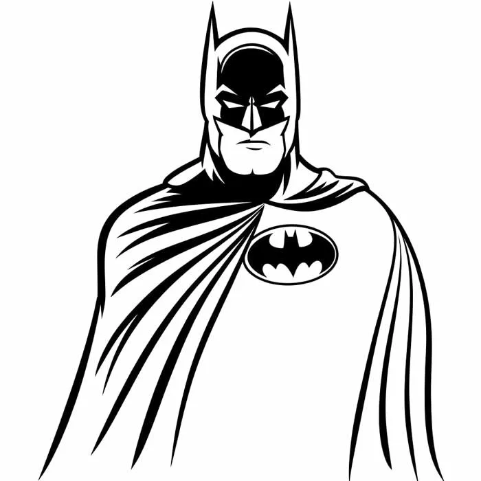 Tô Màu Người Dơi Batman - Tranh Tô Màu Cho Bé