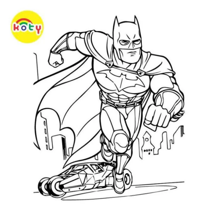 Bộ 50 Tranh Tô Màu Batman – Người Dơi cho bé Đồ Chơi Giấy A4, A5 mã TM538 |  Lazada Việt Nam