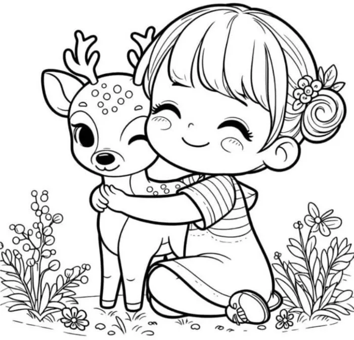 Tặng 20 bức tranh tô màu cho bé gái đa dạng chủ đề, thỏa thích phối màu  đáng yêu