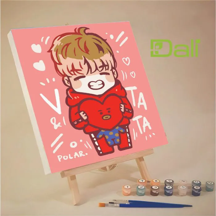 Tranh tô màu số hóa nhóm nhạc BTS | Shopee Việt Nam