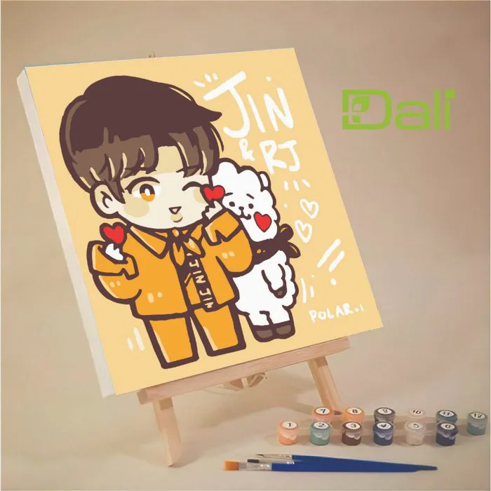Tranh tô màu số hóa nhóm nhạc BTS | Shopee Việt Nam
