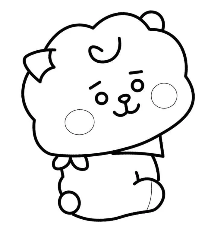 Tô màu BT21 Đáng Yêu Nhất - Trang Tô Màu Cho Bé