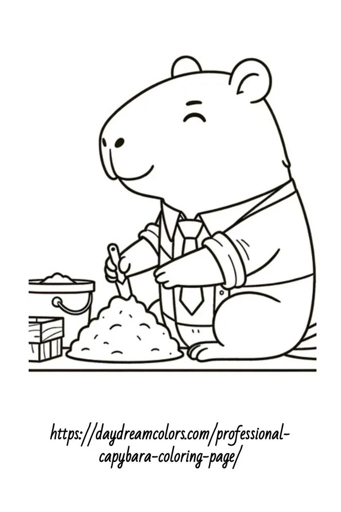 18 Tranh tô màu ý tưởng | trang tô màu, tranh tô màu capybara, động vật