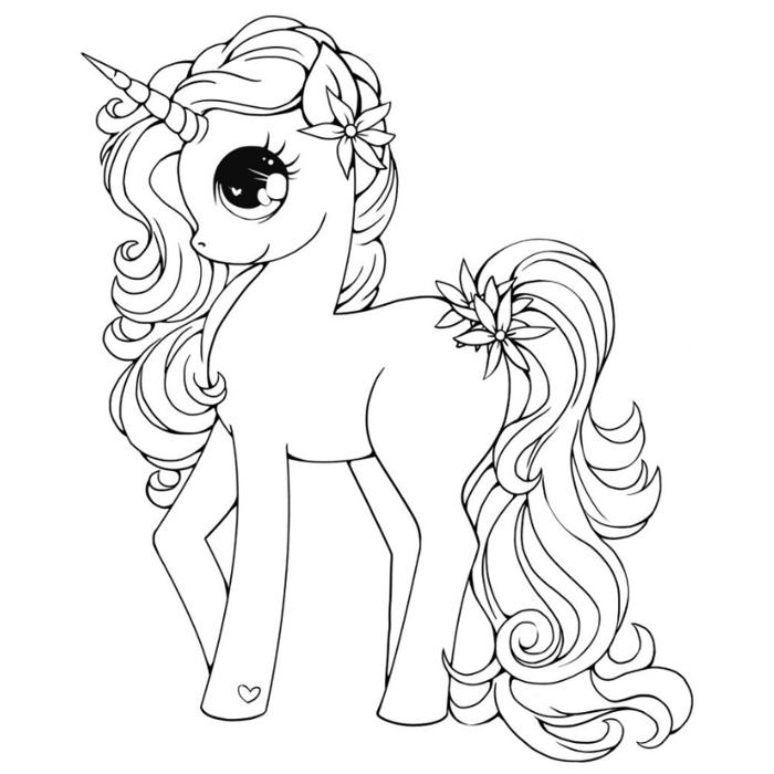 Tô Màu Pony Cầu Vồng: Khám Phá Sự Kì Diệu Của Màu Sắc - Tô màu trực tuyến